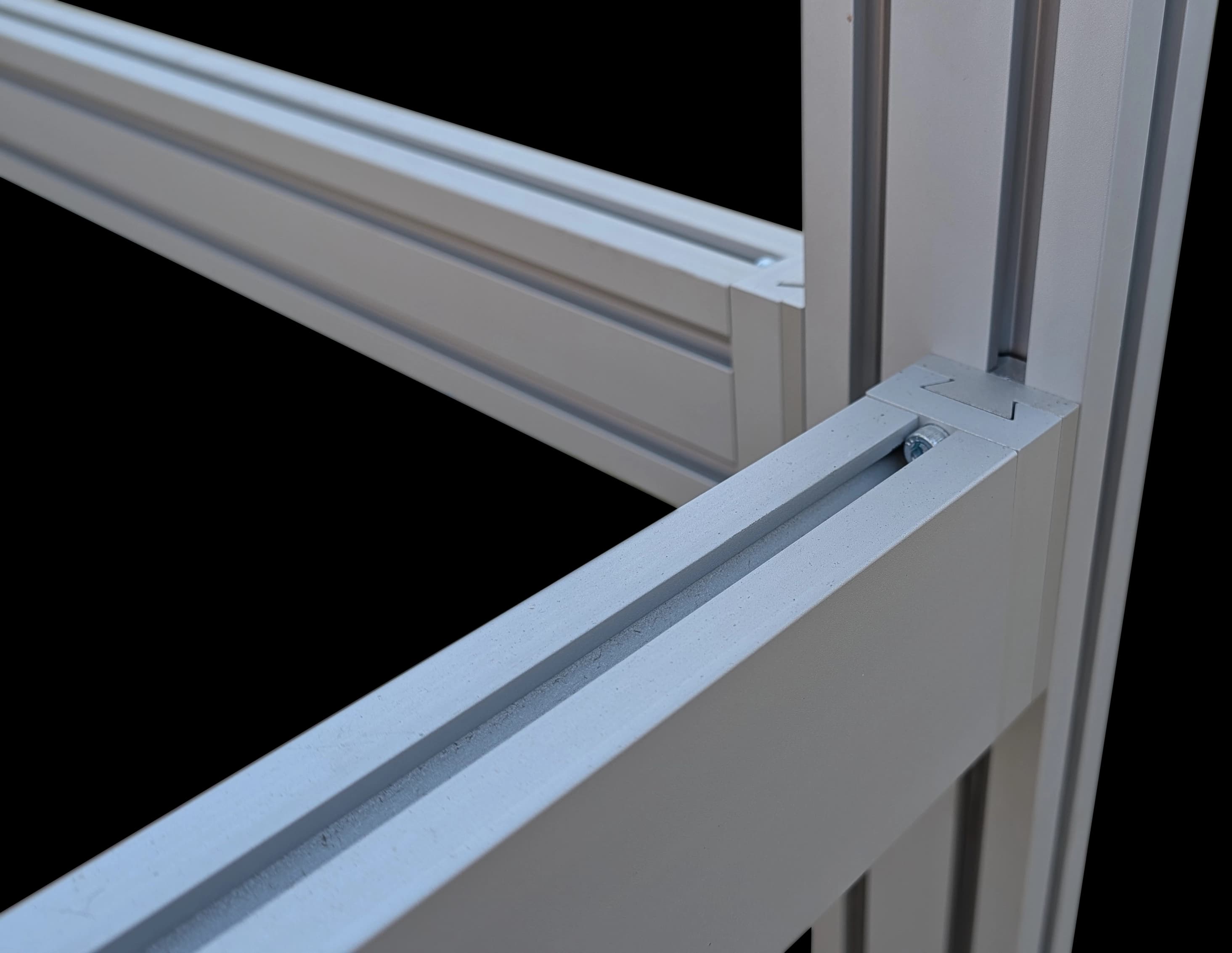 All-aluminum CNC frame construction