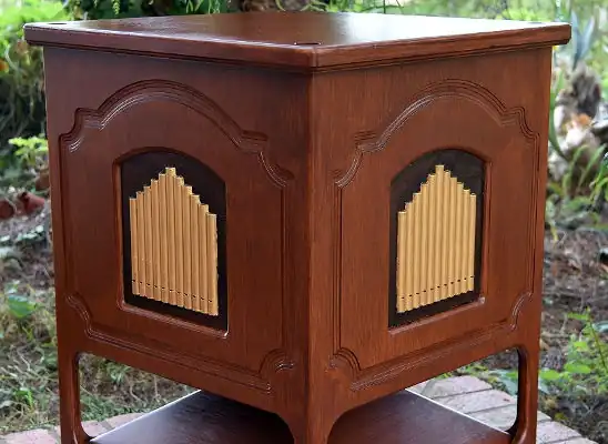 Golden pipes, layered MDF